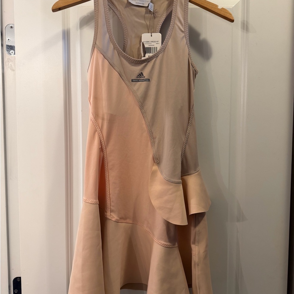 Adidas by Stella McCartney Blush and Beige Tank Dress